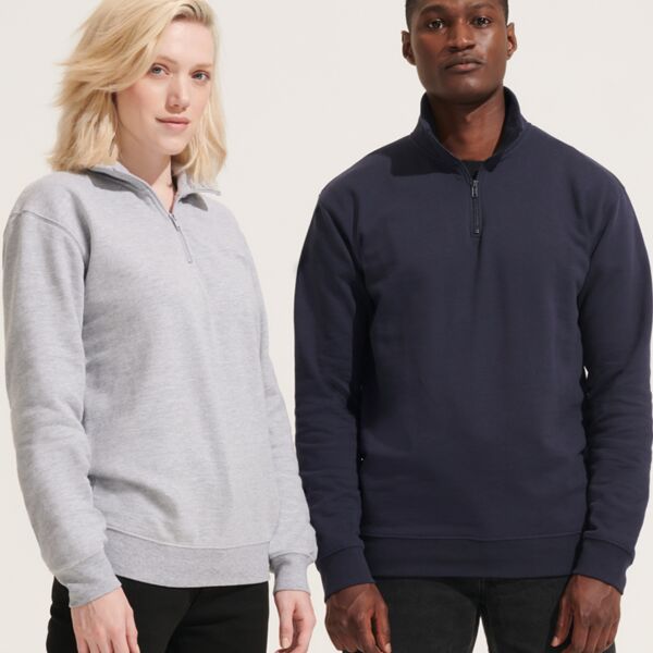 SOL'S Unisex Conrad 1/4 Zip Sweatshirt Thumbnail