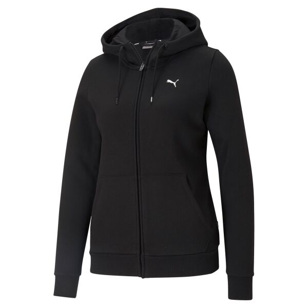 Puma Womens Small Logo Zip Hoodie Thumbnail